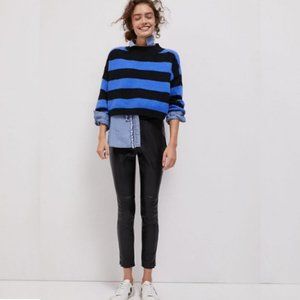 Anthropologie Arden Slim Faux Vegan Leather Pants